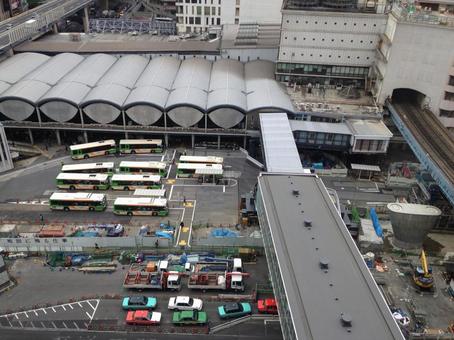 渋谷駅カマボコ屋根