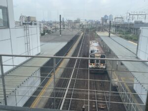 JR枇杷島駅自由通路より名古屋駅前方面
