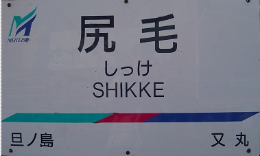 名鉄尻毛駅